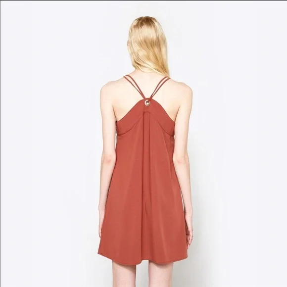 Farrow Grommet Mini Dress Small - Picture 2 of 7
